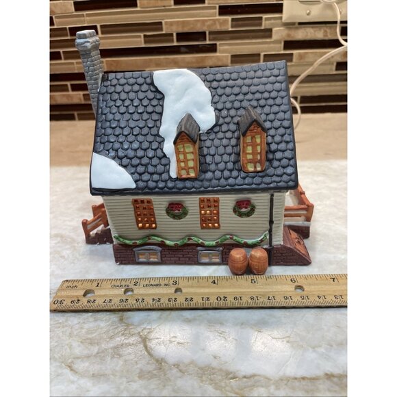 Lemax Dickensvale Village HATHAWAY GENERAL STORE Lighted Building Vintage 1992 - Picture 10 of 12